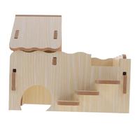 ibasenice Maison pour Hamster Et Cobaye Jouet Bois Abri pour Petits Animaux Habitat pour Cage