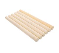 ibasenice Manches De Rechange en Bois 38 Cm pour Outils De Jardinage Lot De 6 Pièces Poignées Longues pour Pelle, Houe, Faucille Et Râteau Remplacement Solide pour Outils Agricoles