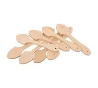 ibasenice Manches D'éventail en Bois 8pcs sans Bavure, Style Antique pour Bricolage D'éventails Circulaires, Accessoires Faciles à Ranger