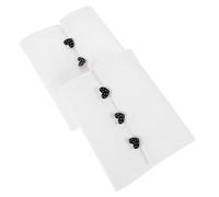 ibasenice Manchettes Amovibles en Coton Blanc pour Femme, Fausses Décoratives Bouton Cœur, Poignets Détachables pour Chemise à Poignets Mousquetaires, Accessoire Élégant pour Bureau et