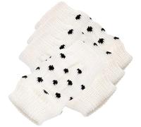 ibasenice Manchons de Jambes pour Chien 4pcs en Coton Confortables et Chauds, Protègent la Saleté, Accessoires Stylés pour Animaux de Compagnie