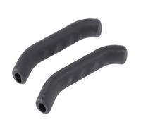 ibasenice Manchons de Levier de Frein en Silicone Noir Antidérapants et Confortables pour Vélo, Protège-poignées Universels Soulageant la Pression des Mains, 1 Paire