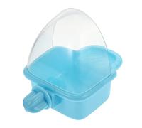 ibasenice Mangeoire à Oiseaux pour Perroquets Et Perruches en Plastique Solide Bleu Grosse Capacité pour L'extérieur Accessoires pour Oiseaux Jardinier Amateur