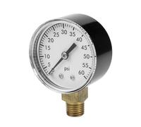 ibasenice Manomètre de Pression Eau de Adaptateur Npt pour Filtres de Simple Robuste Protection