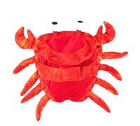 ibasenice Manteau Chaud Chien Petit Durable Costume de Cosplay Crabe Rouge pour Chien Confortable et Non Restrictif pour Halloween et