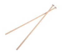 ibasenice Marteau professionnel en aluminium percussions en bois Tête de métal ovale Glockenspiel Sticks petit maillet Mallets de xylophone métallique battement éthéré maillet en métal Kaki
