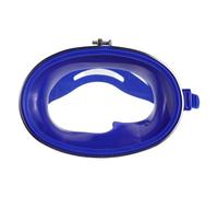 ibasenice Masque de Plongée Ovale Bleu en PVC Lentille Unique Anti-buée, Confort Ajustable et Vision Claire sous-Marine pour Adultes et Adolescents en Natation et Plongée
