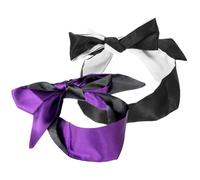 ibasenice Masque de Sommeil Ajustable et Confortable en Satin Léger et Occultant, Lot de 2 Pièces Design Créatif pour et Se Reposer en Train