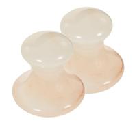 ibasenice Masseur Facial de Champignon Accessoire de Massage pour Visage en Résine 2pcs Design Ergonomique à Domicile ou Présent