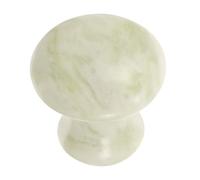 ibasenice Masseur Facial en Jade de Champignon Outil de Massage du Visage Lisse Masseur pour Femmes et Adultes Accessoire Massage Visage Anti-Âge Soin Peau