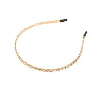 ibasenice Metal Chain Hairband For Women Thin Retro Non-slip Vintage Headband Lightweight Bridal Hair Accessories Chic Link Hair Hoop For Party And Daily Wear
