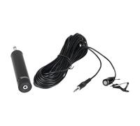 ibasenice Microphone Cravate Filaire pour Erhu et Instruments, 1 Set Noir