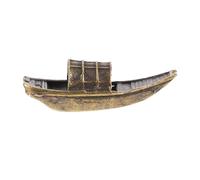 ibasenice Mini Bateau De Rétro Modèle De Bateau Miniature Décor De Plage Figurine De Maison De Poupée Accessoire De Jardin Miniature Ornement De Table