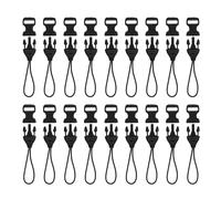 ibasenice Mini Boucles de Serrage 50 Pièces en Nylon 10 MM, Clips Détachables pour Bandoulière de Paquet à Main et Accessoires Photo, Utilisation Extérieure