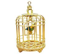 ibasenice Mini Cage à Oiseaux Décorative Modèle De Cage Miniature Ornement De Mini Maison Fournitures pour Maison De Poupée