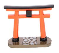 ibasenice Mini Portail Décoratif Statue De Portail Miniature Shinto pour Maison Accessoire De Jardin Zen Et Détaillé