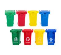 ibasenice Mini Poubelle Coulissante pour Bureau Robuste Tendance Anti-odeurs