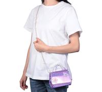 ibasenice Mini Sac Bandoulière Élégant pour Garçon Fille Léger et Spacieux Bandoulière Détachable Sac à Main Créatif Motif Fleur