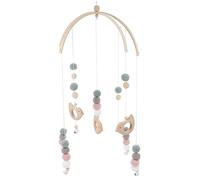 ibasenice Mobile De Berceau Décoratif Peluche Avec Colorées Et Pendentif Oiseau Pour Chambre Garçon Fille Décoration De Lit Infant