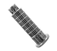 ibasenice Modèle Architectural en Alliage de Zinc Argenté Détails Fins, Décoration de Table Polyvalente pour Bureau ou Maison, Statue de Bâtiment Iconique