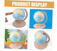 ibasenice Modèle de Globe Terrestre à Assembler et Peindre Kit Scientifique DIY pour Garçon Fille Structure Terre Balle Mousse Artisanat Éducatif