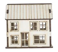 ibasenice Modèle de Maison en Bois pour Garçon et Filles et Adultes Maison Miniature Décorative Chalet Réaliste à Assembler Décoration de Micro-Paysage de Noël 1 Pièce