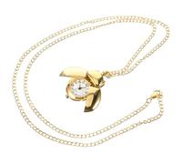 ibasenice Montre Pendentif Scarabée Vintage En Alliage Doré Chaîne Longue, Collier Léger Adapté Pour Rassemblements Et Usage Quotidien Femme