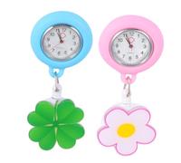 ibasenice Montres D'infirmière Télescopiques 2 Pcs Montres De Poche à Clip Ergonomique Cadran Grand Clair Surveillance Infirmière Professionnelle Usage Médical Et Hospitalier