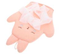 ibasenice Moufles de Bain Exfoliation Maximale pour Bébé Fille en Polyester Léger Forme Lapin Mignonne pour Gommage Corporel Doux la Maison