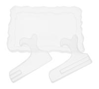 ibasenice Moule à Cadre Photo DIY en Silicone Blanc Rond Kit de Moule pour Cadre et Support Réutilisable pour Fabrication et Décoration de Bureau