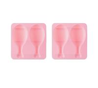 ibasenice Moule à Gâteau Antiadhésif et Démoulage Facile Forme Cuisse de Poulet 2 Pièces en Silicone et Fondant Rose pour Chocolat Fait Maison