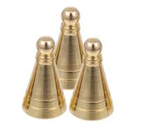 ibasenice Moule à Parfum en Laiton Or 3pcs pour DIY, Petit et Finement Travaillé, Accessoires pour Décoration et Fabrication de Parfum en Cônes