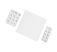 ibasenice Moule en Silicone Blanc pour Pièces D'échecs de Couronne, Réutilisable Bavures, 3 Pièces pour DIY Décoration et Création Simple