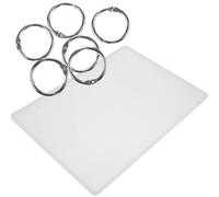 ibasenice Moule en Silicone pour Couverture de Bloc-notes, Résistant la Chaleur et Facile à Nettoyer, Fabrication de Couvertures de Classeurs à Feuilles Mobiles