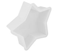 ibasenice Moule Facile à Démouler Blanc D'étoile à Cinq Branches en Silicone Résistant la Chaleur pour Créations en Résine et Décoration Artisanale