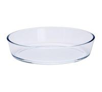 ibasenice Moule Ovale à Pâtisserie Plaque de Cuisson Multiusage en Verre Haute Résistance la Chaleur 1pc pour Four et Cuisson Micro-ondes