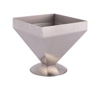 ibasenice Moule Pyramidal en Acier Inoxydable Cuisine, Ustensile Pratique pour Plats Froids, Décoration Alimentaire et Usage Recyclable, pour DIY Cuisine