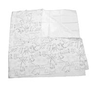 ibasenice Nappe de Coloriage Dinosaure pour Garçon Fille Couverture de Table Thématique pour Anniversaire et Activités