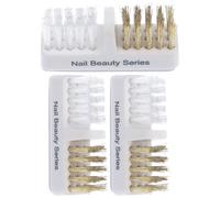ibasenice Nettoyant pour Outils de Perceuse à Ongles 3 Pièces Brosse Cuivre pour Embouts Ponçeuse Manucure Nail Art pour Usage Domestique et Professionnel