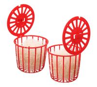 ibasenice Nid D'oiseau pour Perroquet Nid De Pigeon Bol De Nidification en Plastique Taille Moyenne Jouet De Nidification pour Cage Bien-Oiseaux