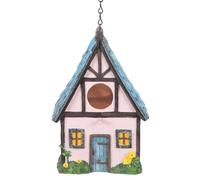ibasenice Nid Nourricier Solide Design Simple et Élégant Protection Les Prédateurs Nichoir à Oiseaux en Résine à Suspendre pour Jardin et Terrasse pour Oiseaux