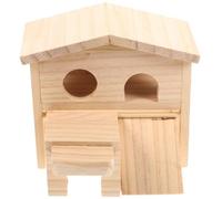 ibasenice Nids pour Hamsters Château pour Chinchillas Petite Cabane pour Animaux Plateforme pour Hamsters Abri pour Rat Jouet pour Petits Animaux