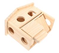 ibasenice Nids pour Hamsters Petite Cabane pour Animaux Château pour Hamsters Abri pour Rat Double
