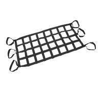 ibasenice Noir Filet à Cordes Élastiques, pour Toit de Voiture Rangement | Tissage Résistant, Installation Instantanée sans Perçage ni Découpe, pour Voitures, Hatches et Bateaux