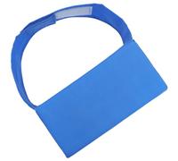 ibasenice Oreiller pour Genoux Alité en Éponge Bleue Sangle Coussin Anti-Escarres Souple pour Dormir Côté Cale de Jambe Ergonomique pour Hôpital et Usage Familial