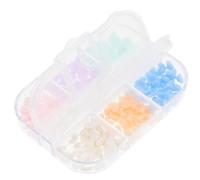 ibasenice Ornement de Clou en Résine de Cœur, Décoration Pratique et Unique pour Manucure, 1 Boîte pour Usage Personnel à Domicile