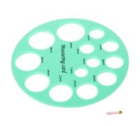 ibasenice Outil De Mesure De Bride De Mamelon Silicone Vert Règle Ronde Précise Et Facile à Lire Pour Puériculture Et Allaitement Sizer Doux Né Et Dimensions Exactes