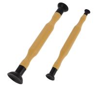 ibasenice Outil de Meulage Pneumatique pour Soupapes de Moteur, Lot de 2 Pièces en Caoutchouc et Plastique, Outil de Réparation de Soupapes Automobiles Compact et Léger, Adapté à