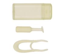 ibasenice Outil de Pose et Retrait de Lentilles en Silicone Vert Kit Portable avec Ventouse Stable pour Lentilles Souples et Rigides Accessoire Hygiénique pour Usage Quotidien et Voyage