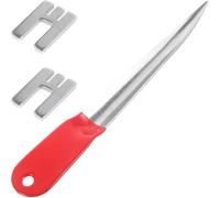 ibasenice Outil de Réparation en Acier Inoxydable pour Mobilier de Jardin en Rotin, Kit de Vannerie Facile à Nettoyer, pour Usage Extérieur et Quotidien